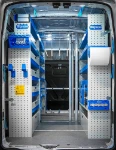 01_Allestimento per imbianchino su Ford Transit con barre fermacarico 