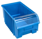 03_Il contenitore in plastica da 36 cm per furgoni con frontalino trasparente
