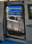 Allestimento del Renault Kangoo con scala, vista di lato