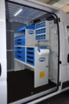 Allestimento Ducato per macchine imballo dalla porta laterale