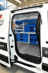 Allestimento lato sinistro Toyota Proace City visto dalla porta laterale