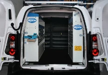 Allestimento per furgone per impianti di stampa