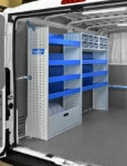 Torretta Syncro Ultra nel NV250 con cassettini a vista, cassetti e vano con anta