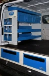 Arredamento per furgone da caldaista