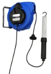 Avvolgicavo con lampada LED