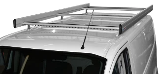 Bagagliera per Ford Custom con rullo posteriore e spondine