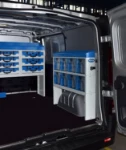 Cassetti trasparenti sul lato destro del Fiat Talento
