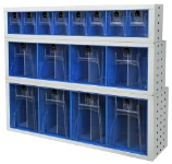 Cassettiere con cassetti trasparenti da 180 mm, 252 mm e 324 mm