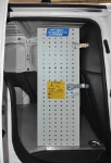 Contenitori in plastica sull'allestimento Partner