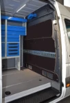 Copriparatia dello Sprinter con cinghie e sella portacavi