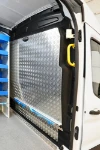 Copriparatia in alluminio mandorlato per Transit Ford