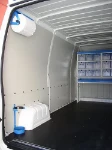 Torretta Syncro Ultra nel NV250 con cassettini a vista, cassetti e vano con anta