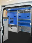 NV250 con rivestimento interno in legno e lamiera
