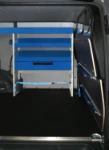 Furgone trasformato in officina mobile per condizionamento e climatizzazione