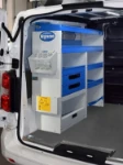 Lato sinistro allestimento Jumpy per elettricista