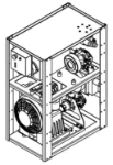 Macchina modulare generatore di corrente elettrica ed aria compressa