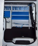 Particolare allestimento Fiat Talento per impianti termotecnici