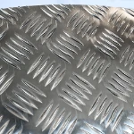Pianale in alluminio mandorlato