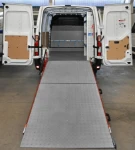 Rampa di carico aperta nel Opel Movano
