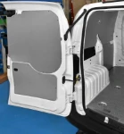 Rivestimento interno fiorino fiat con pianale in legno e pannelli