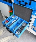 Valigetta nell’allestimento Syncro, con 6 vaschette 