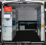 Vano di carico allestito del Vivaro 2014 per impianti elettrici