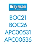 Etichette Contenitori Syncro System BOC21-BOC26-APC00536-APC00531