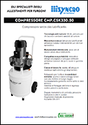 Compressore CMP.CSK330.50 senza olio lubrificante